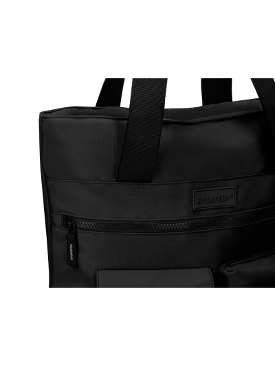Cartera antartik bolso mochila casual color negro 400x120x390 mm