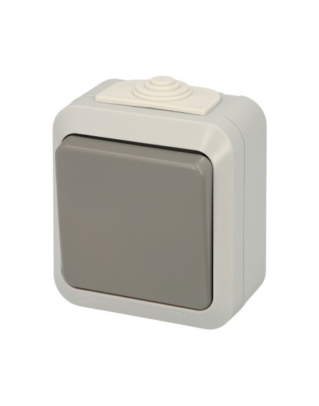 Interruptor / Conmutador Oryx Simple con tapa gris