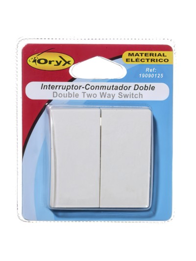 Interruptor / Conmutador Oryx Doble (Mecanismo)