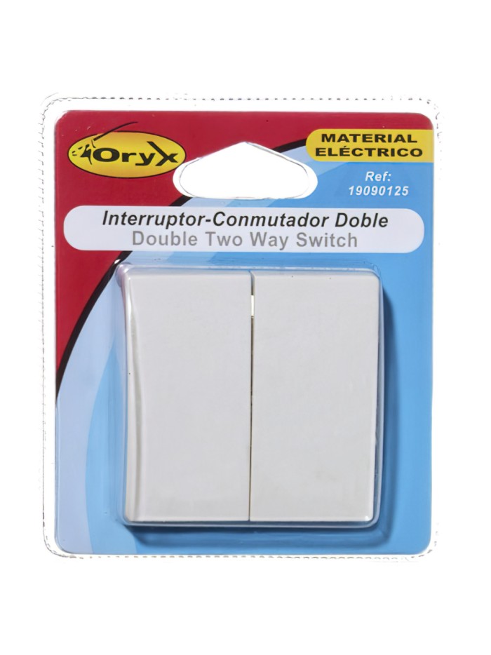 Interruptor / Conmutador Oryx Doble (Mecanismo)