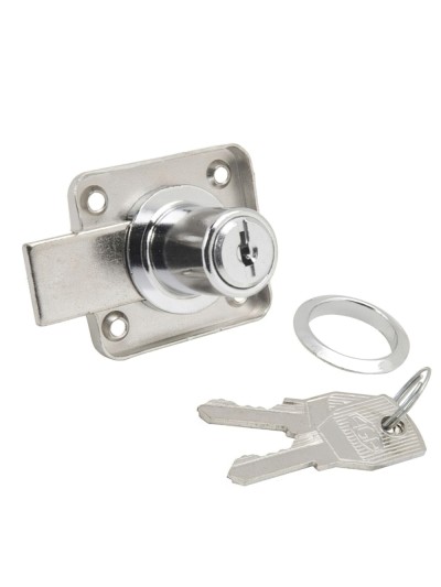 Cerradura Mueble Para Armario 362/25 mm. Cromado