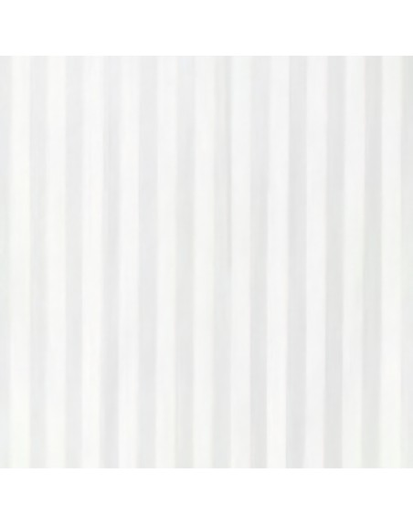 Cortina Ducha Tela Rayas Blancas 180x200 cm.