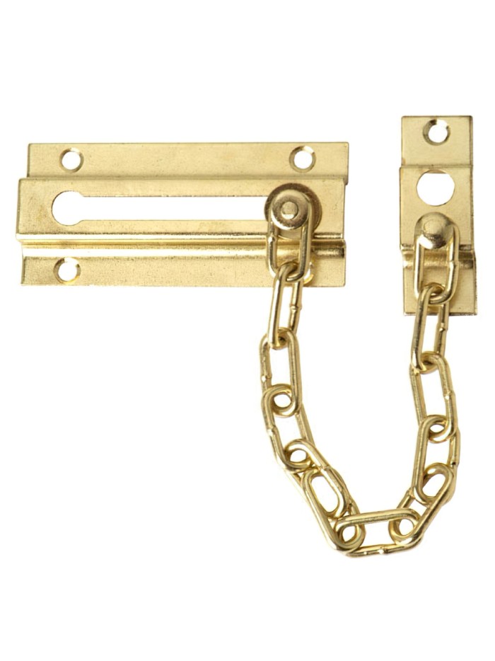 Cadena Seguridad Puerta Latonada (Blister 1 Pieza) Cadena Seguridad Puerta Latonada (Blister 1 Pieza)