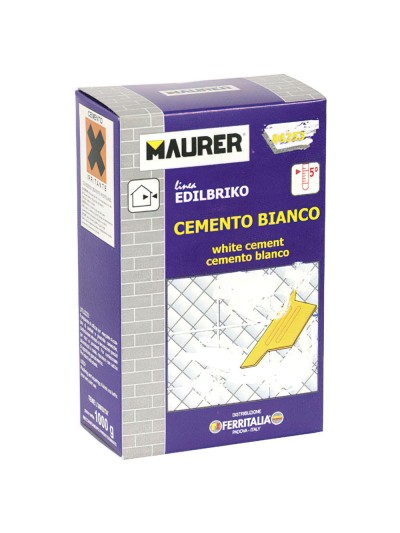 Edil Cemento Blanco Maurer (Caja 5 kg.)