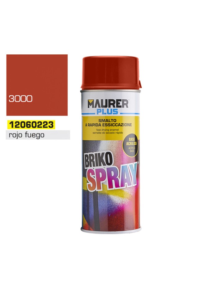 Spray Pintura Rojo Fuego 400 ml.