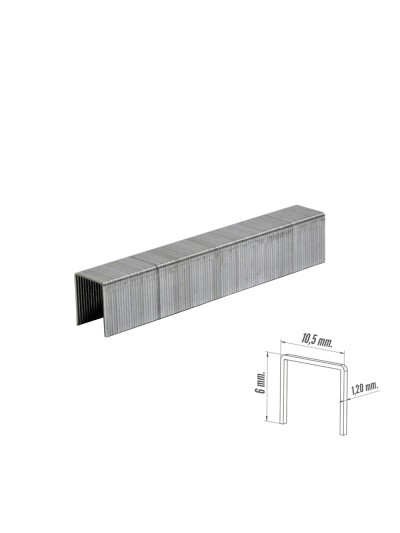 Grapa Maurer Numero 4 / 6 mm. 1.250 piezas