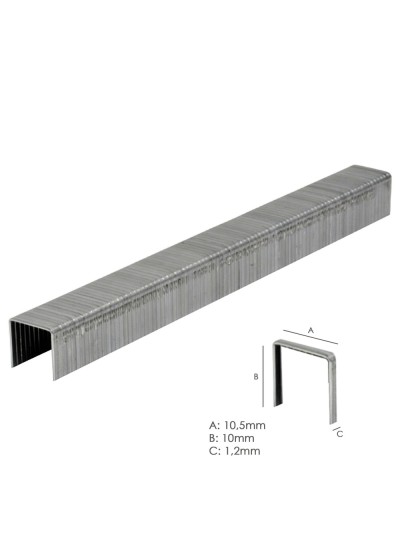 Grapa Maurer Numero 4 / 10 mm. 1.250 piezas