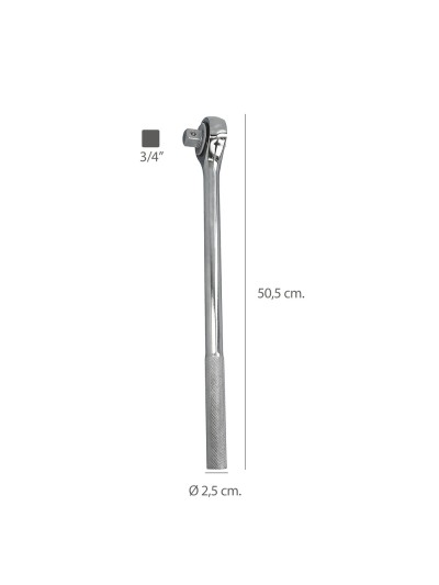 LLAVE CARRACA                3/4"