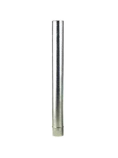 Wolfpack Tubo Estufa Acero Galvanizado Ø 120 mm, Ideal Estufas de Leña, Chimenea, Alta resistencia, Conducto Humos