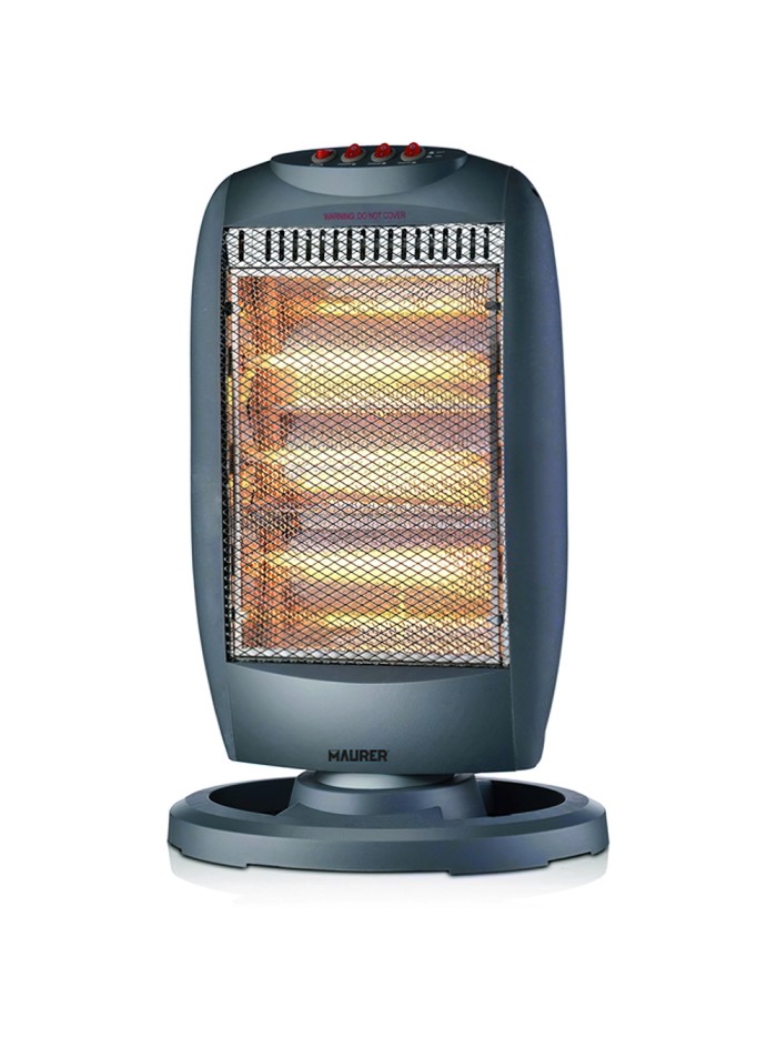 Estufa Halógena Oscilante  400 / 800 / 1200 W.
