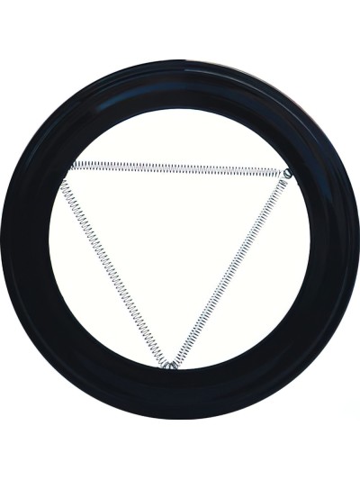 Plafón Embellecedor de Color Negro Para Estufa 100 mm.