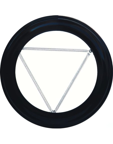 Plafón Embellecedor de Color Negro Para Estufa 120 mm.