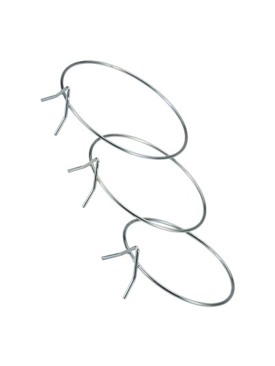 Soporte Maceta Pared Zincado 14 cms