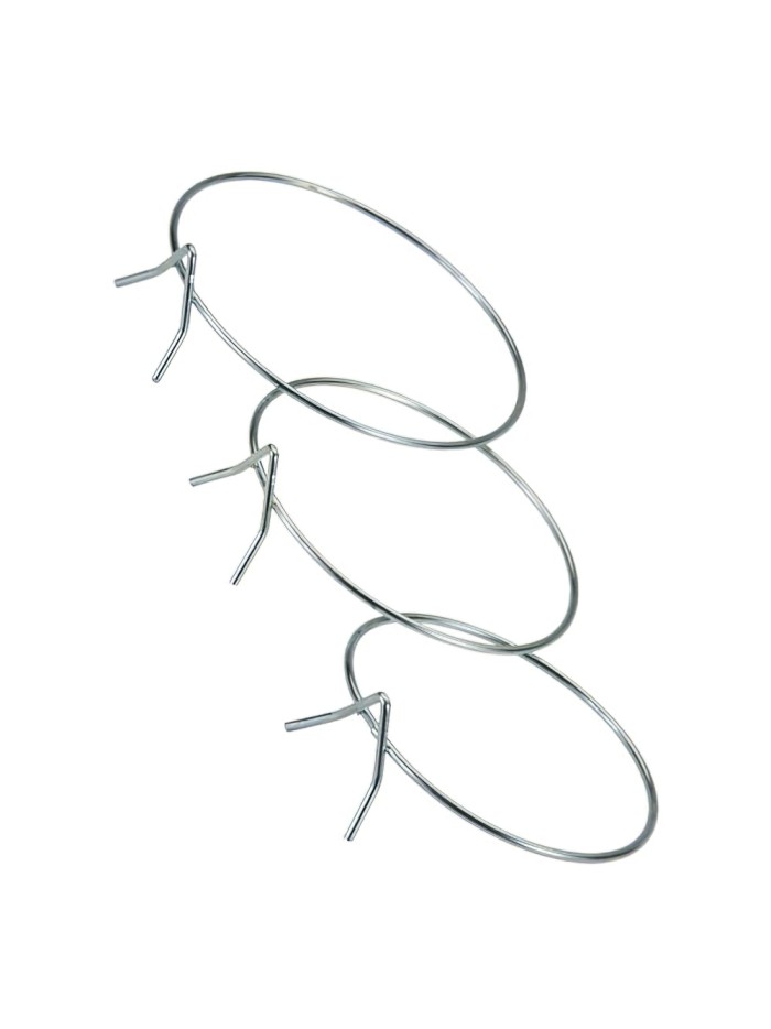 Soporte Maceta Pared Zincado 14 cms