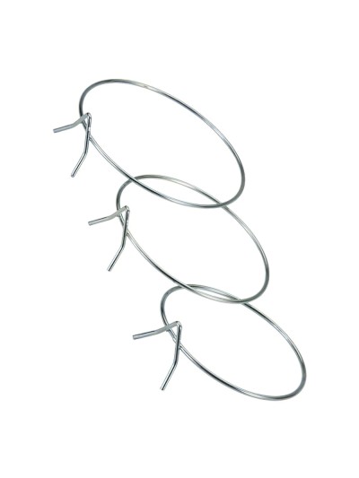 Soporte Maceta Pared Zincado 18 cms