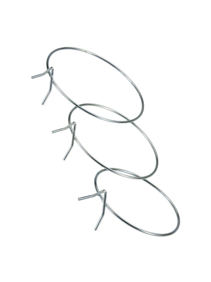 Soporte Maceta Pared Zincado 18 cms