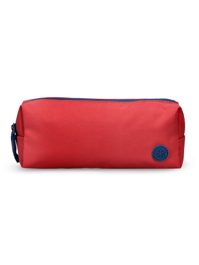 Estuche portatodo antartik 1 compartimento compañero de mochila teens granate 80 x 55 x 210 mm