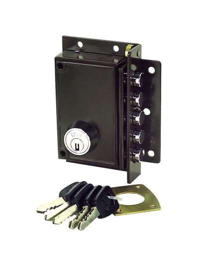 Cerradura Jis Seguridad 5239 11x7 Derecha Pintada