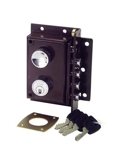 Cerradura Jis Seguridad 5240 11x7 Derecha Pintada