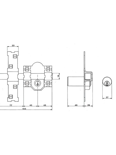 Cerrojo Fac 201-l/ 80-p