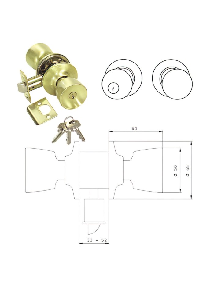 Pomo Tesa 3501-LM/60/70 Pomo Tesa 3501-LM/60/70