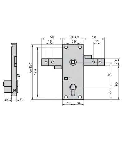 Cerradura Cvl 11b   Puertas Basculantes