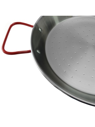 Paellera Valenciana de 50 cm. Pulida Para 14 Personas