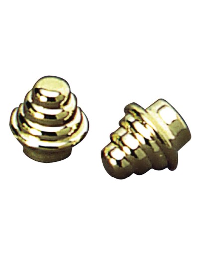 Terminal Barra Exterior Tubo 12 mm. Oro