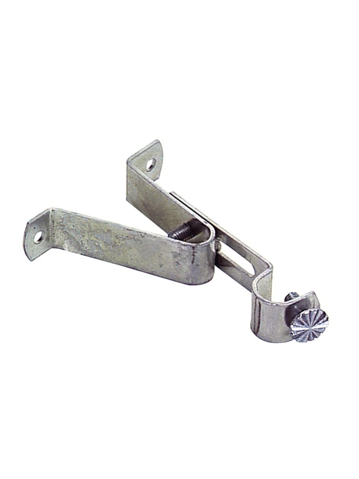 Soporte Barra 12 mm.Ø Cromo  Frontal Extensible