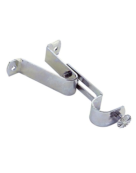 Soporte Barra 16 mm.Ø Cromo  Frontal Extensible