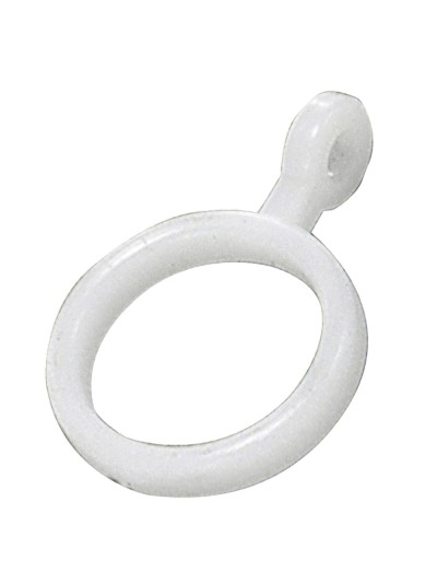 Anillas Dobles Cortina Blanca Ø Interior 20 mm.