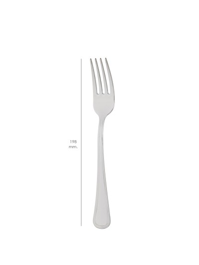 Tenedor Mesa Valencia 198 mm.Caja 12 unidades
