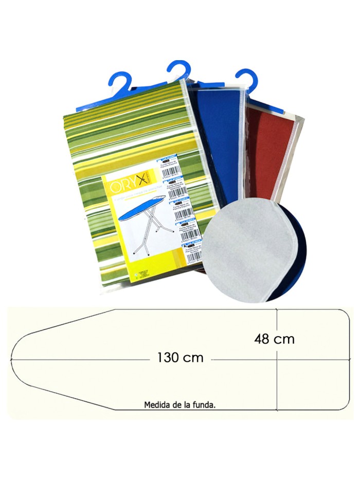 Funda Mesa Plancha Espuma Muleton 130x48 cm