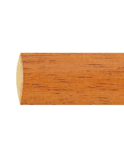 Barra Madera Lisa 1,5 Metros x 28 mm. Teca