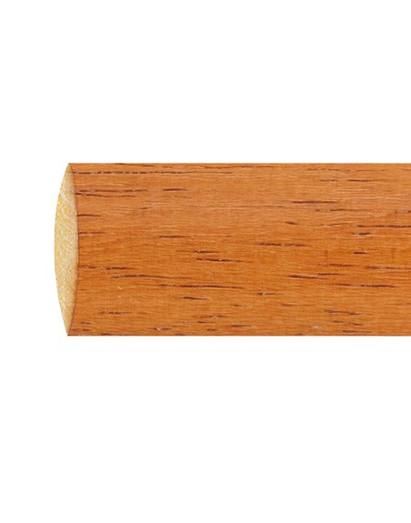 Barra Madera Lisa 1,5 Metros x 28 mm. Teca
