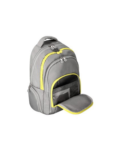 Mochila antartik multibolsillo 19l compartimento para portatil y tablet color gris 450 x 160 x 300 mm