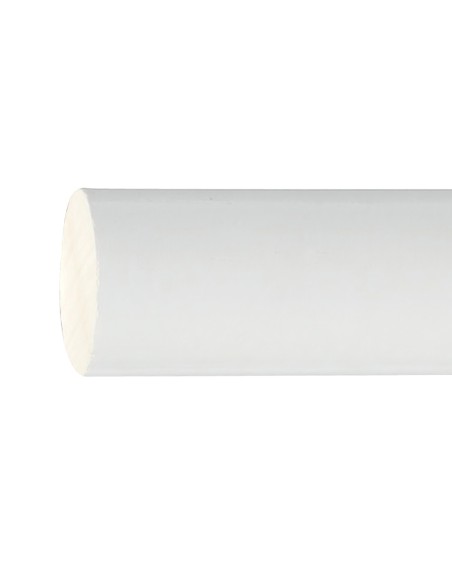 Barra Madera Lisa 1,2 Metros x 20 mm. Blanco