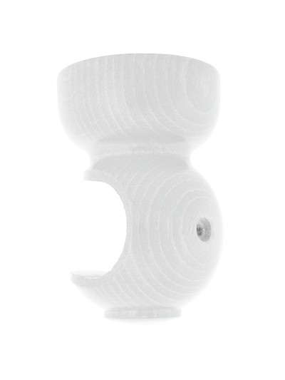 Soporte Madera Liso Techo 20x 68 mm. Blanco
