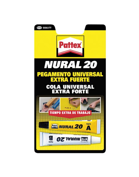 Nural- 20  Blanco Transparente 22 ml (2 Tubos 11+11 ml)