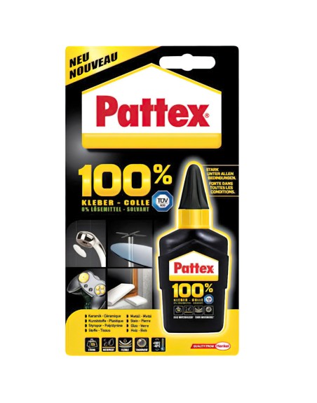 Nural- Pattex 100% Cola (Botella  50 gr.)
