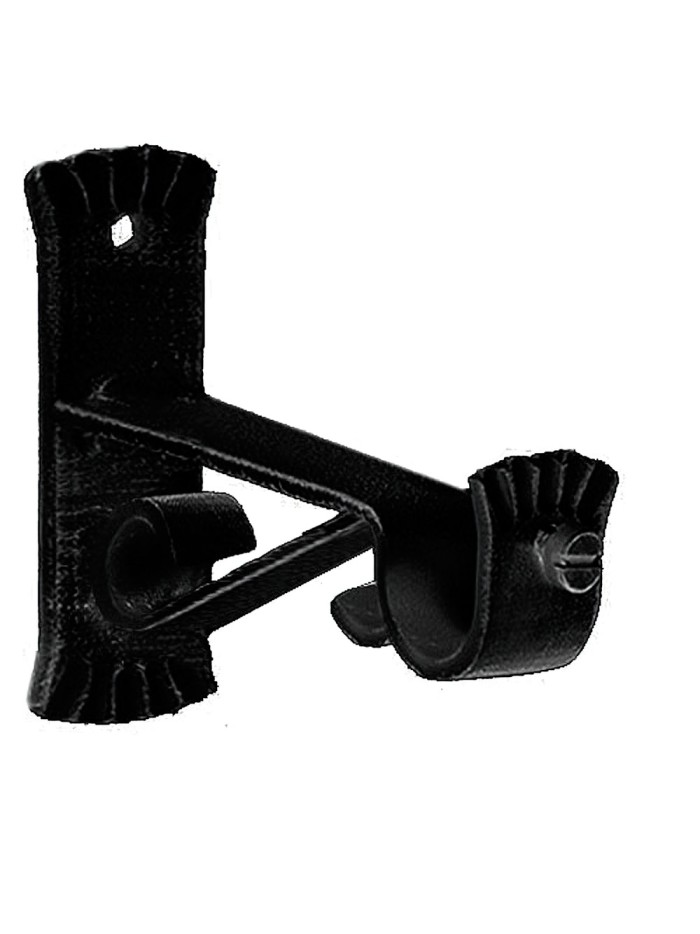 Soporte Forja Ø 20 mm. Caracol Negro Juego 2 Piezas Soporte Forja Ø 20 mm. Caracol Negro Juego 2 Piezas