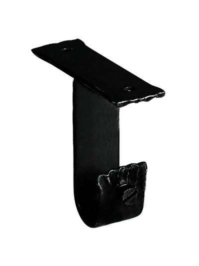 Soporte Techo Forja Ø 20 mm. Negro (Blister 2 Piezas)