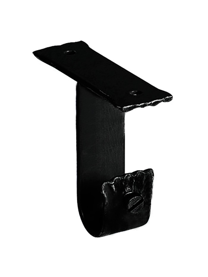 Soporte Techo Forja Ø 20 mm. Negro (Blister 2 Piezas)