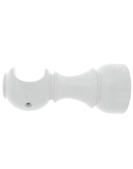 Soporte Madera Liso Abierto 20x 88 mm. Blanco