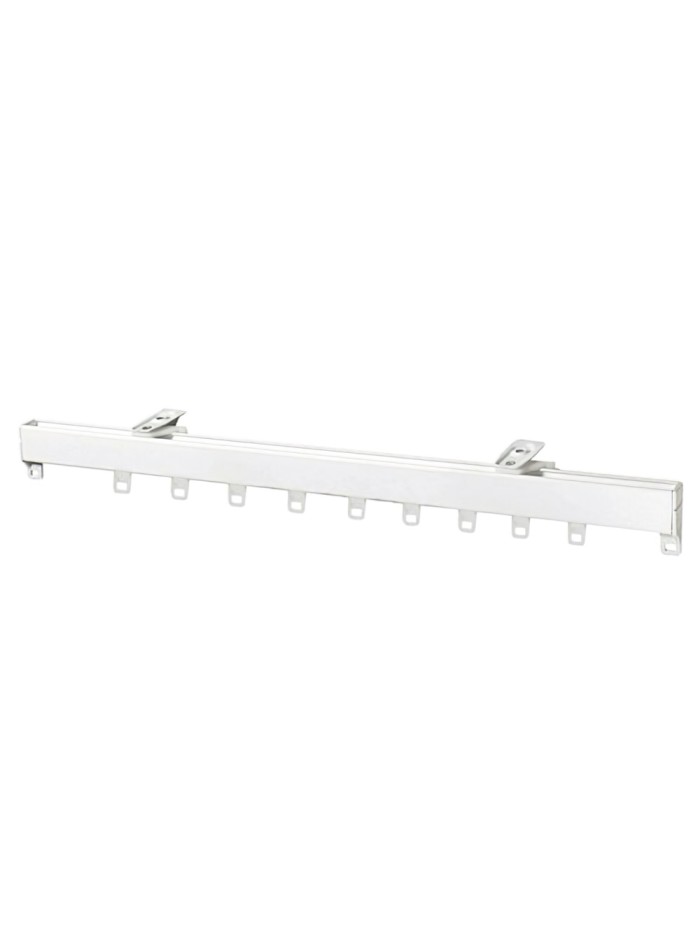 Riel Aluminio P950 Sin Cordon 2,50 Metros Blanco
