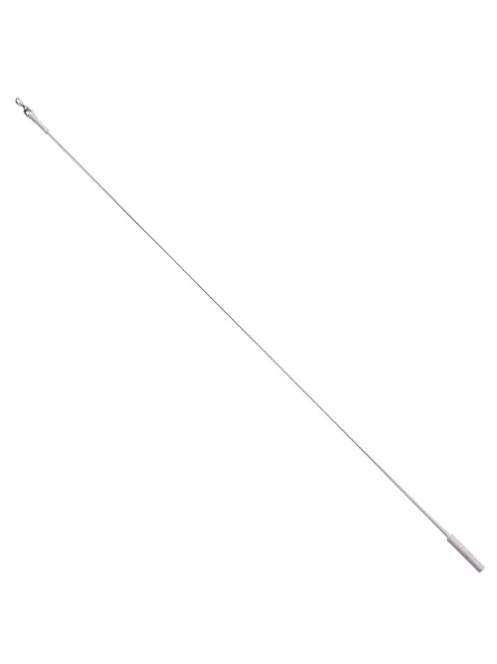 Tirador Riel Aluminio Plastificado 1,0mt Blanco