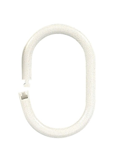 Anilla Baño Oval 18 mm. (Bolsa 100 Unidades) Blanca