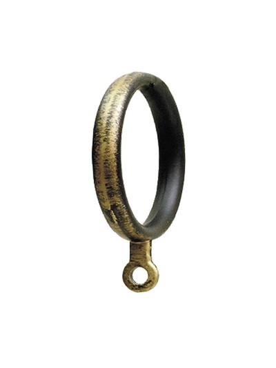 Anilla Forja Ø 20 mm. Zamack Negro / Dorado Bolsa 10 Unidades