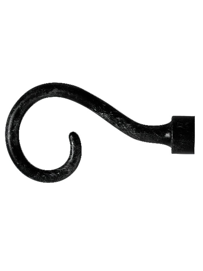 Terminal Forja Ibiza Ø 20 mm. Negro Juego 2 Piezas Terminal Forja Ibiza Ø 20 mm. Negro Juego 2 Piezas