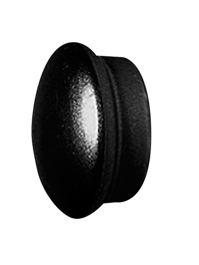 Terminal Forja Tapon Ø 20 mm. Negro    Juego 2 Piezas